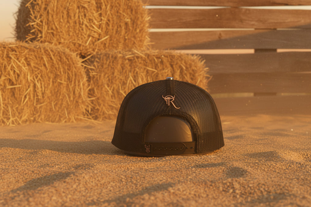 Cowboy Bull Painted Hat
