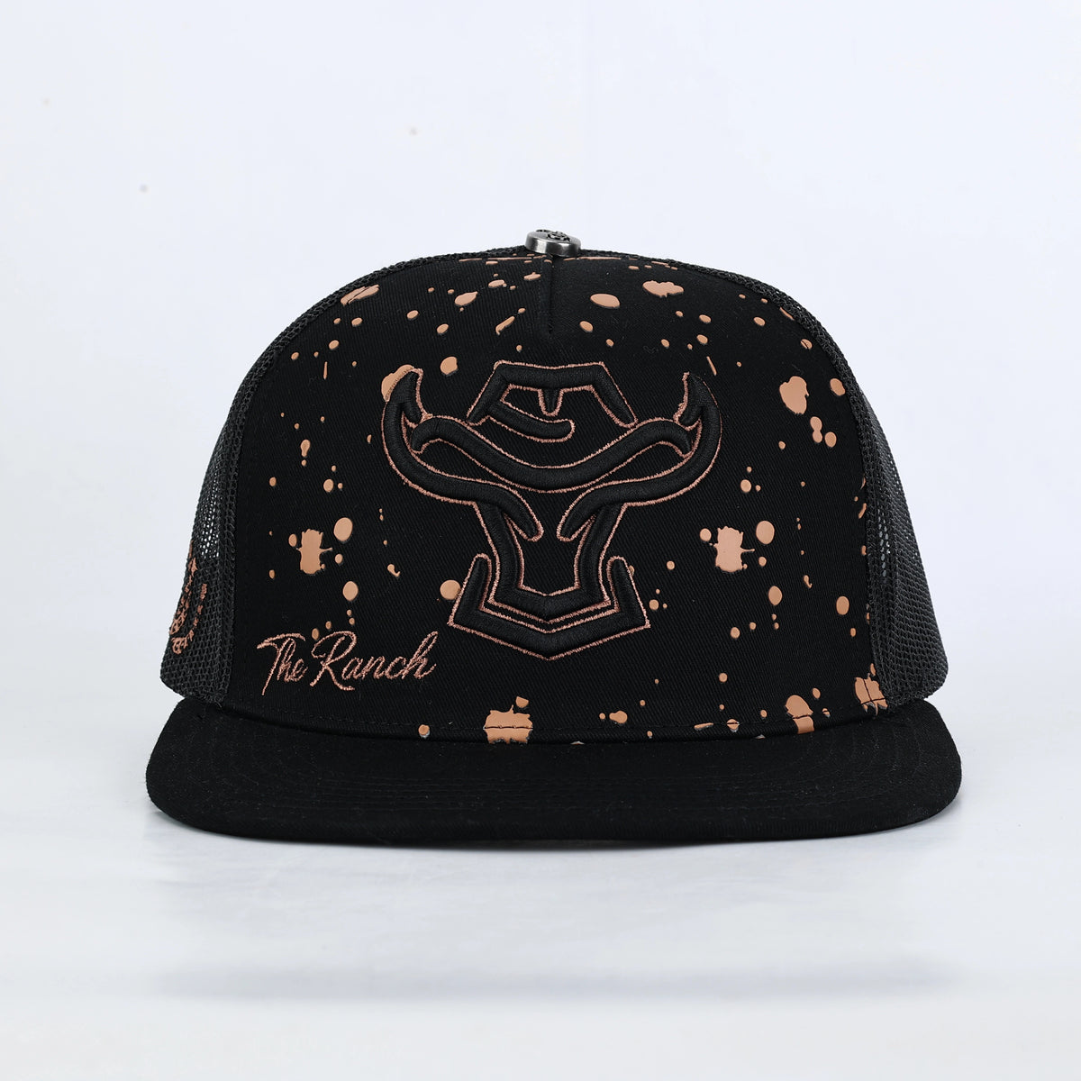 The Ranch Hats  Cowboy Bull Painted Hat