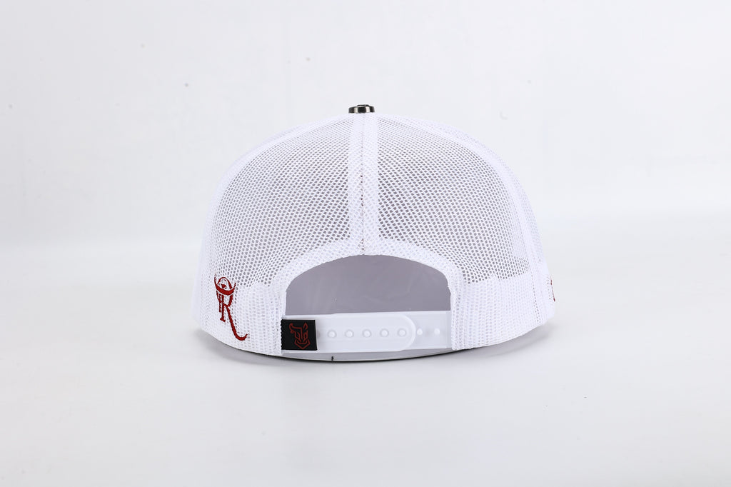 Horse-Bull Hat Rojo/Blanco  Aztec